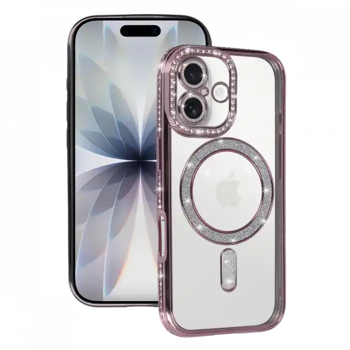 TCX  iPhone 17  Simli Magneticsafe Kılıf - Pembe