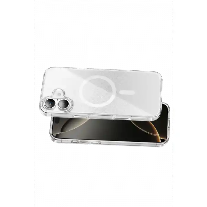 TCX   iPhone 17  Simli Magsafe Kapak - Beyaz