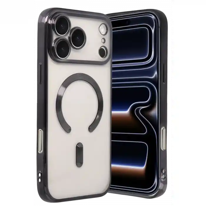 TCX  iPhone 18 Pro Max Kross Magneticsafe Kapak - Siyah