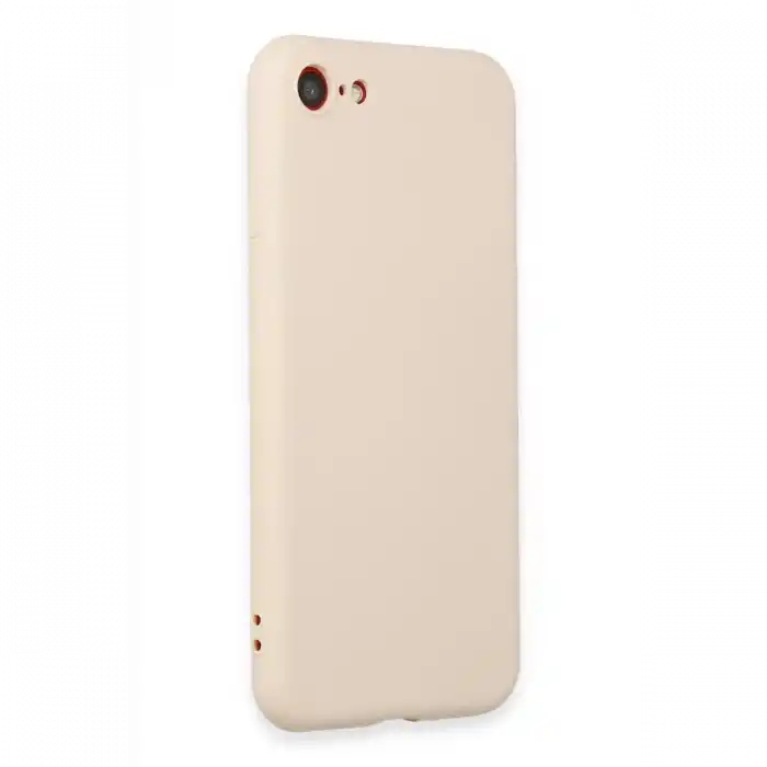 TCX  iPhone 7 Kılıf First Silikon - Krem