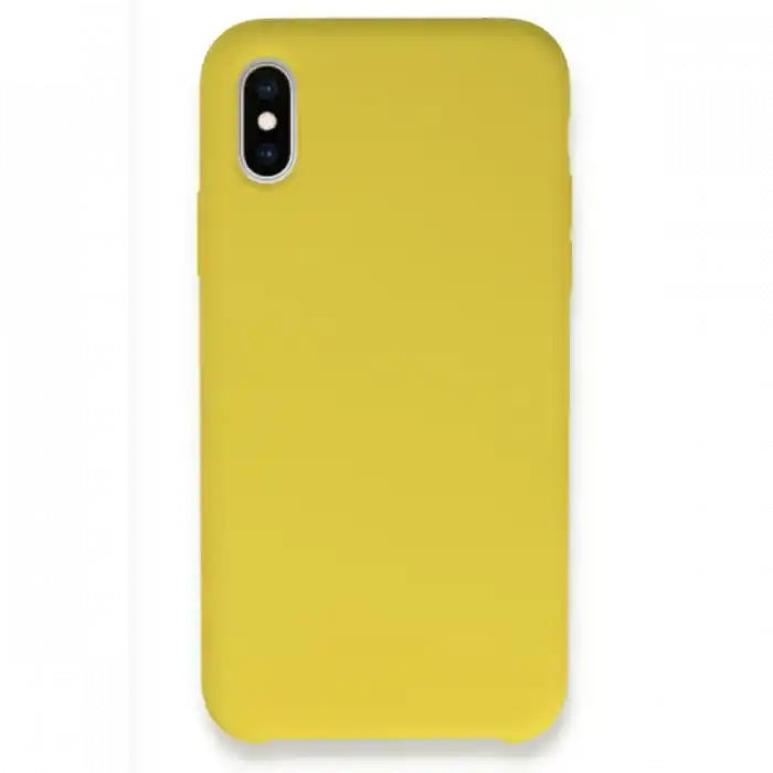 TCX  iPhone X Kılıf  Silikon - Sarı