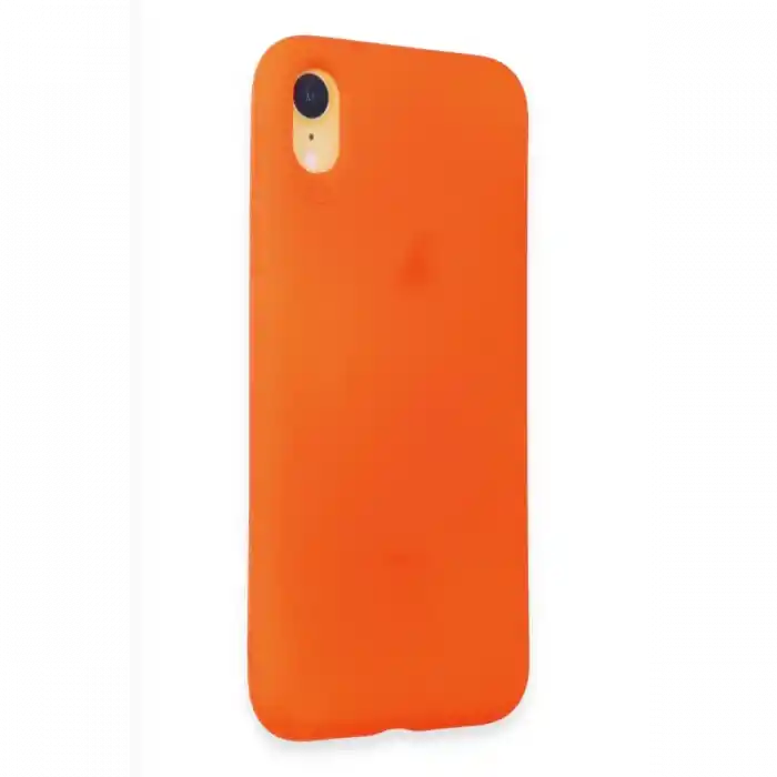 TCX  iPhone XR Kılıf First Silikon - Parlak Turuncu