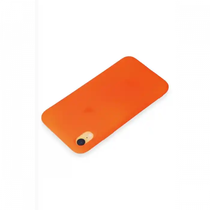 TCX  iPhone XR Kılıf First Silikon - Parlak Turuncu