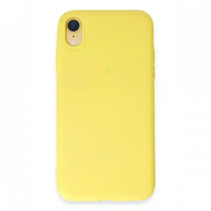 TCX  iPhone XR Kılıf First Silikon - Sarı