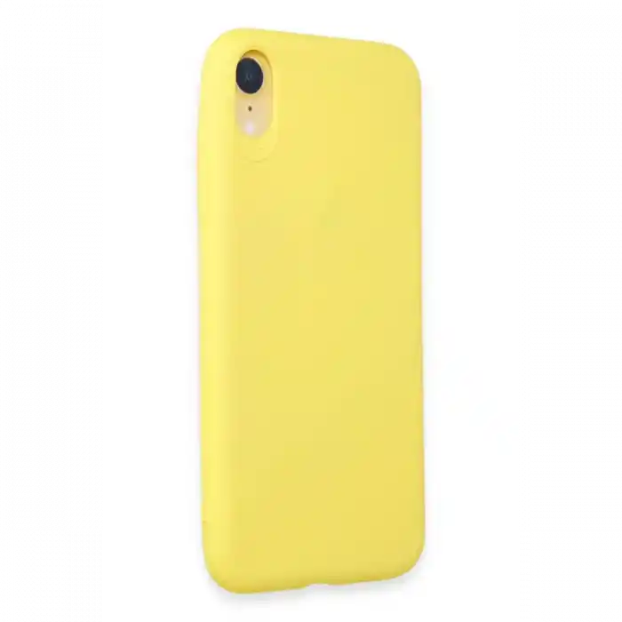 TCX  iPhone XR Kılıf First Silikon - Sarı