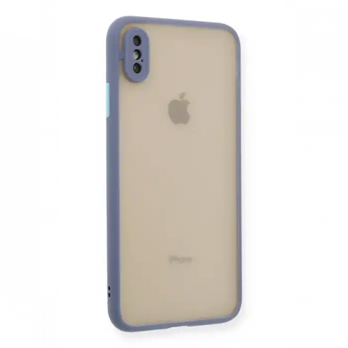 TCX  iPhone XS Max Kılıf  Silikon Kapak - Gri