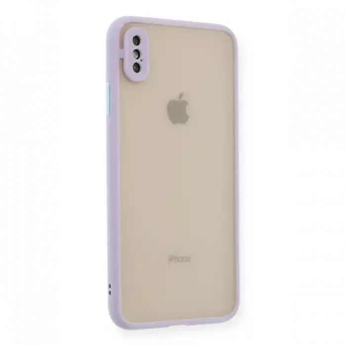 TCX  iPhone XS Max Kılıf  Silikon Kapak - Mor