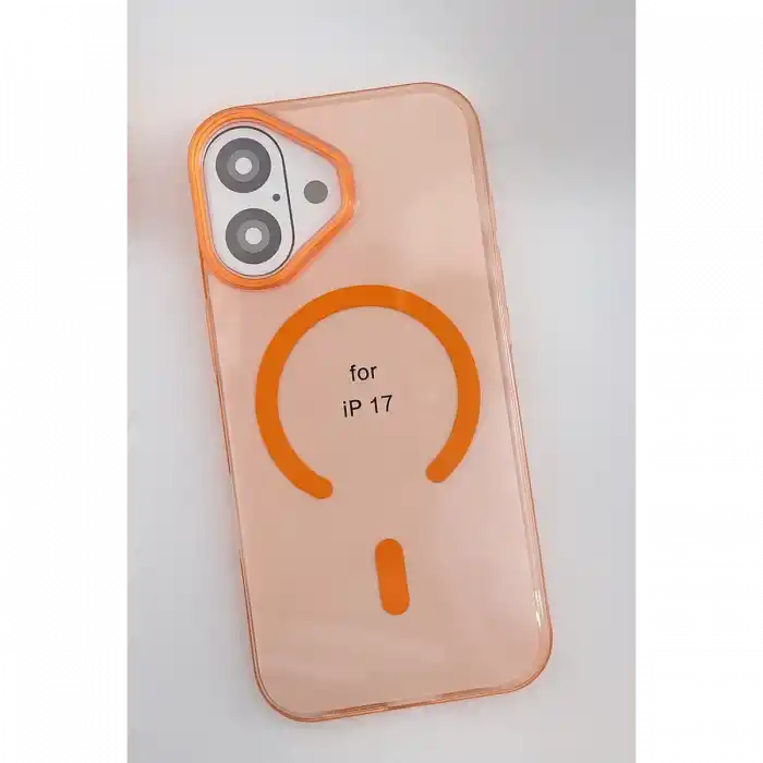 TCX Joko  iPhone 17 PC Blank Magsafe Kapak - Turuncu