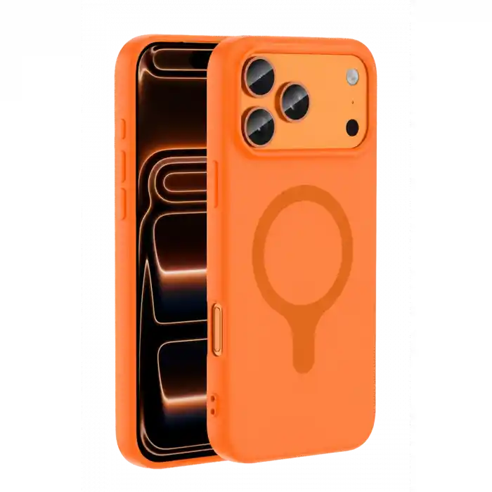 TCX Joko  iPhone 18 Pro/17 Pro Z Silikon Magsafe Kapak - Turuncu