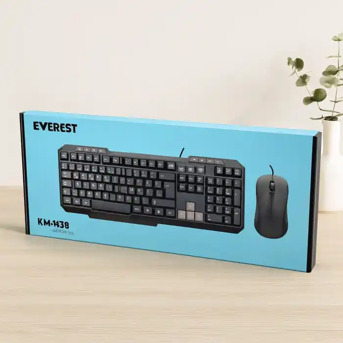 TCX Kablolu USB Klavye Mouse Seti (Q Klavye, 1200 DPI)