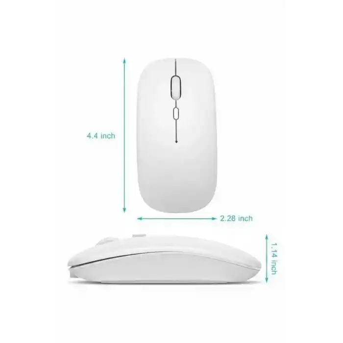 TCX Kablosuz Mouse Fare Şarjlı Bluetooth Wireless Çift Modlu Sessiz