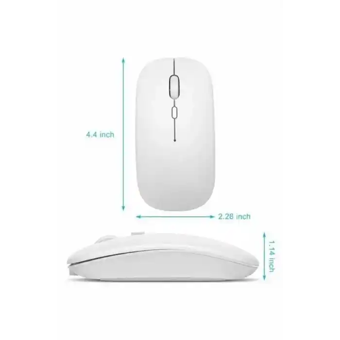 TCX Kablosuz Mouse Fare Şarjlı Bluetooth Wireless Çift Modlu Sessiz