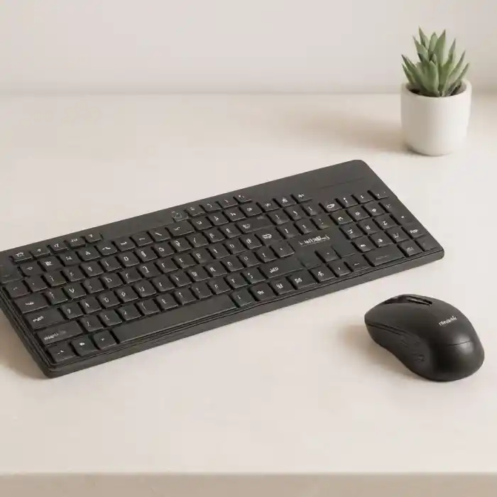 TCX Kablosuz Multimedya Klavye ve Mouse Seti (Q Klavye) - Siyah