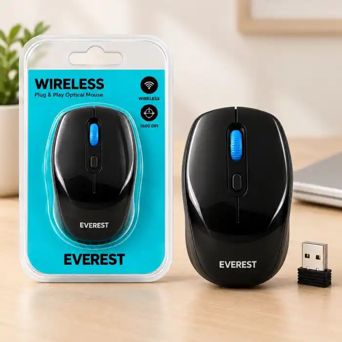 TCX Kablosuz Optik Mouse Siyah Lacivert