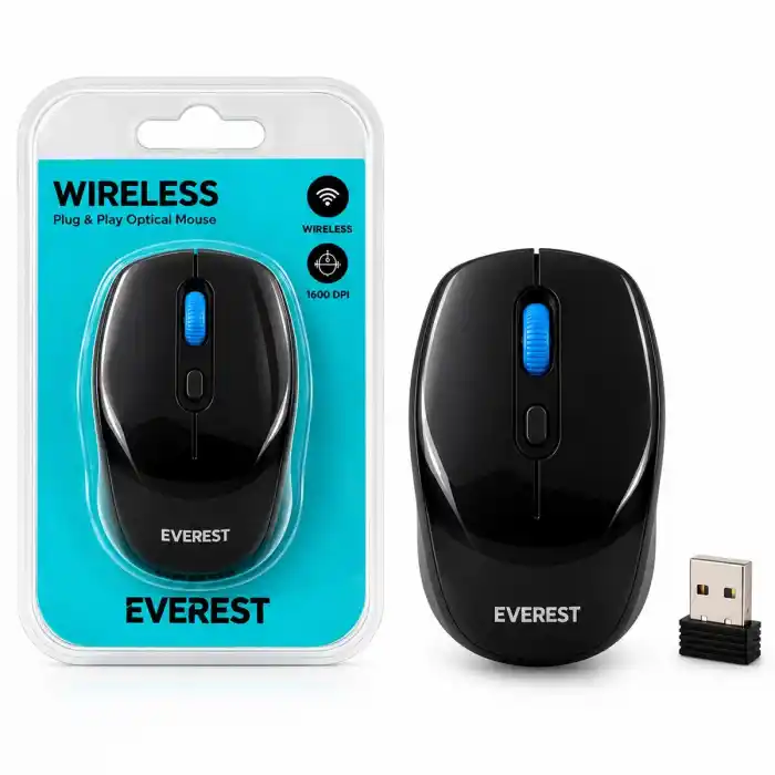 TCX Kablosuz Optik Mouse Siyah Lacivert