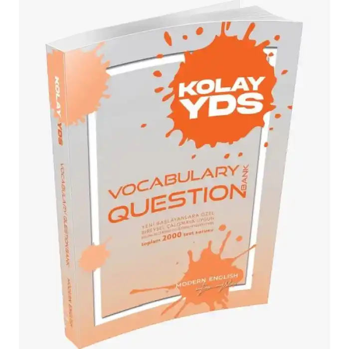 TCX Kolay YDS Vabulary Question     