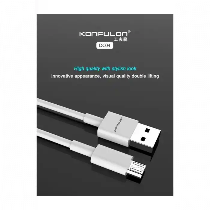 TCX Konfulon DC04 Süper Hızlı Micro USB Kablo 1M 2A