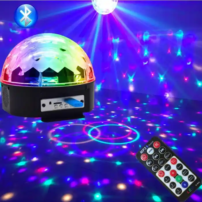TCX Küre Disko Topu Müzik Çalar Renkli Lazer Işıklı Bluetooth
