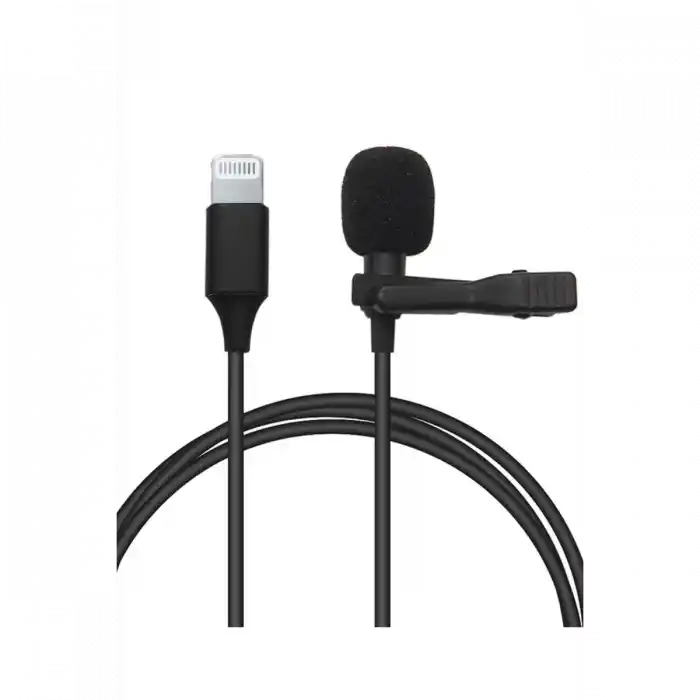 TCX Lightning 2 Metre Double Mikrofon - Siyah