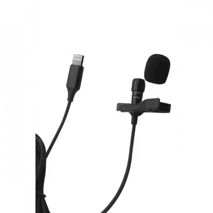 TCX Lightning 2 Metre Double Mikrofon - Siyah