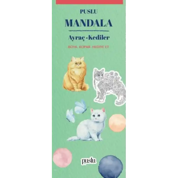 TCX Mandala Ayraç - Kediler