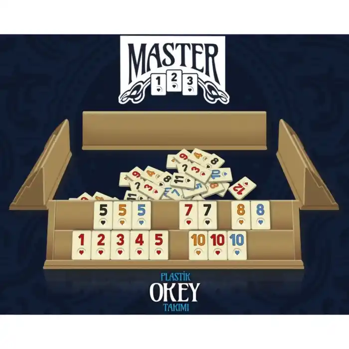 TCX Master Plastik Okey Takımı