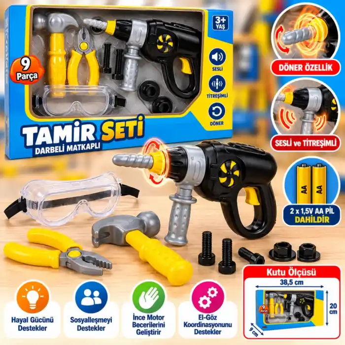 TCX Matkaplı Tamir Seti 9 Parça