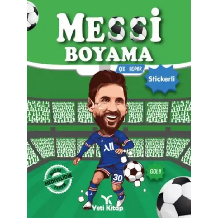 TCX Messi Boyama Kitabı