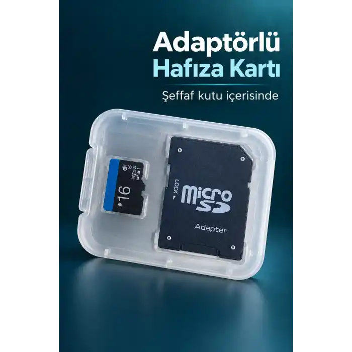 TCX MicroSD Kart 16 GB SD Adaptör ile Birlikte