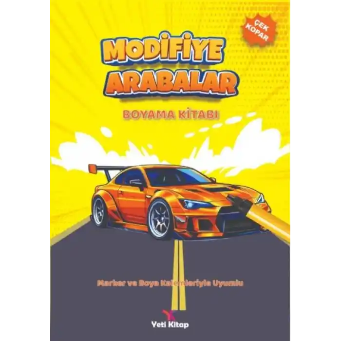 TCX Modifiye Arabalar Boyama Kitabı