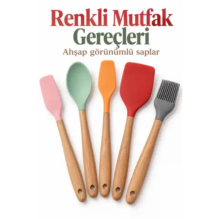 TCX Mutfak Seti Renkli Başlıklı