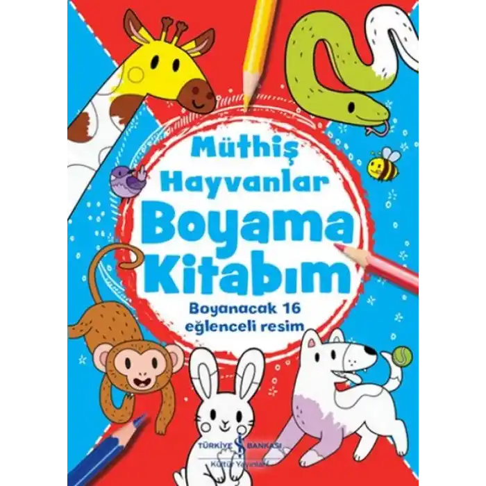 TCX Müthiş Hayvanlar Boyama Kitabım