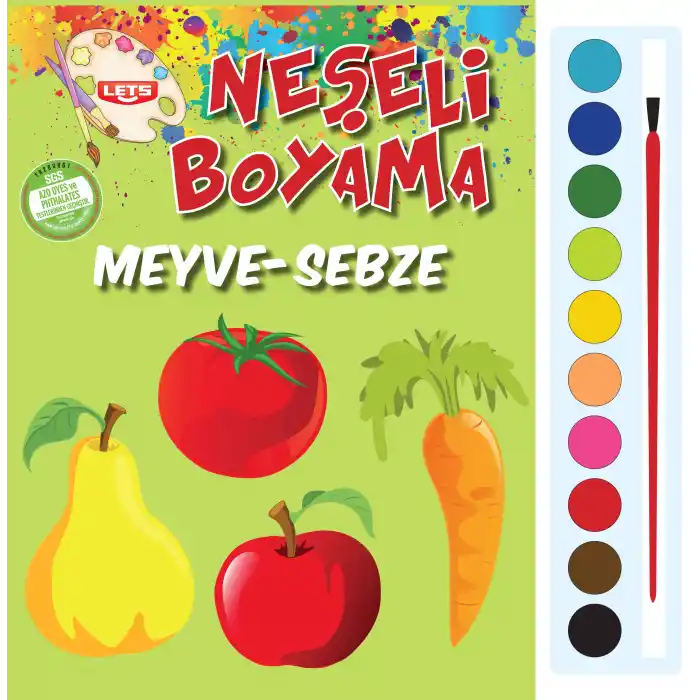 TCX Neşeli Boyama - Meyve-Sebze