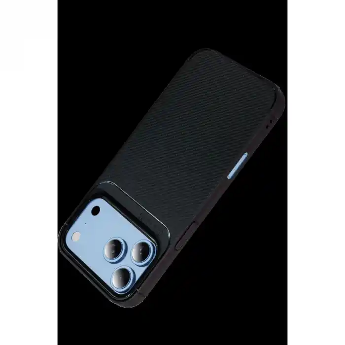 TCX Newface Apple İphone 18 Pro Max Auto Focus Karbon Kapak - Siyah