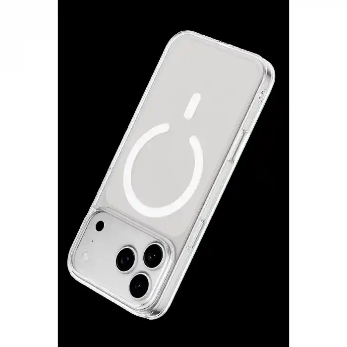 TCX Newface Apple İphone 18 Pro Max Combo Sert Şeffaf Magsafe Kapak - Şeffaf
