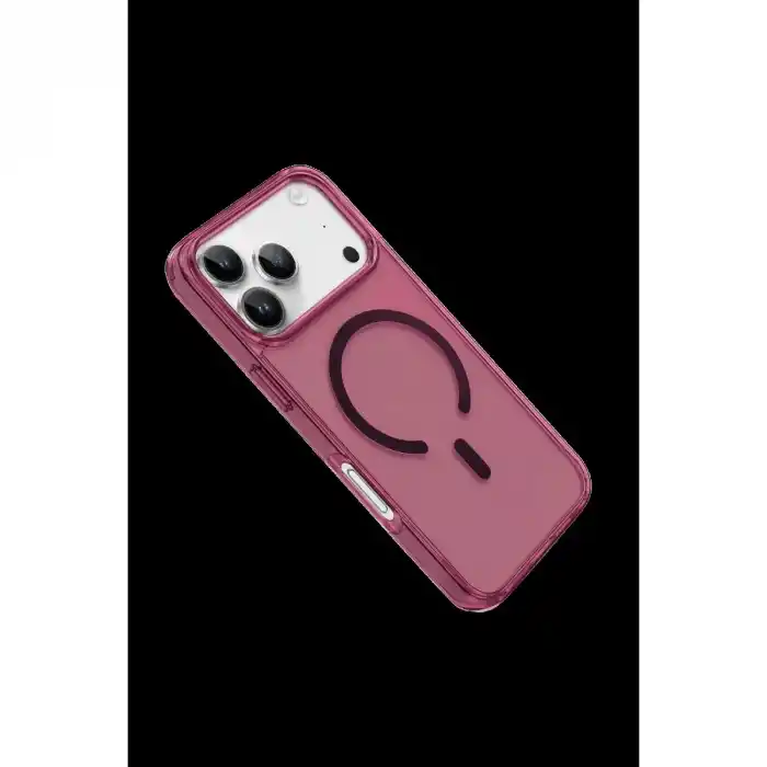 TCX Newface Apple İphone 18 Pro Pc Real Magsafe Kapak - Bordo