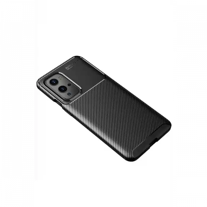 TCX One Plus 9 Pro Kılıf Auto  Karbon Kapak - Siyah