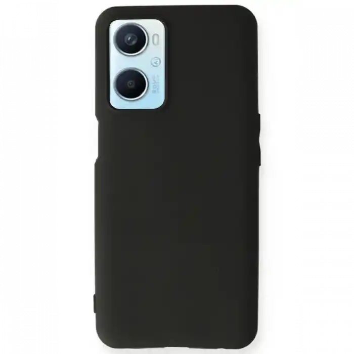 TCX Oppo A96 Kılıf First Silikon - Siyah