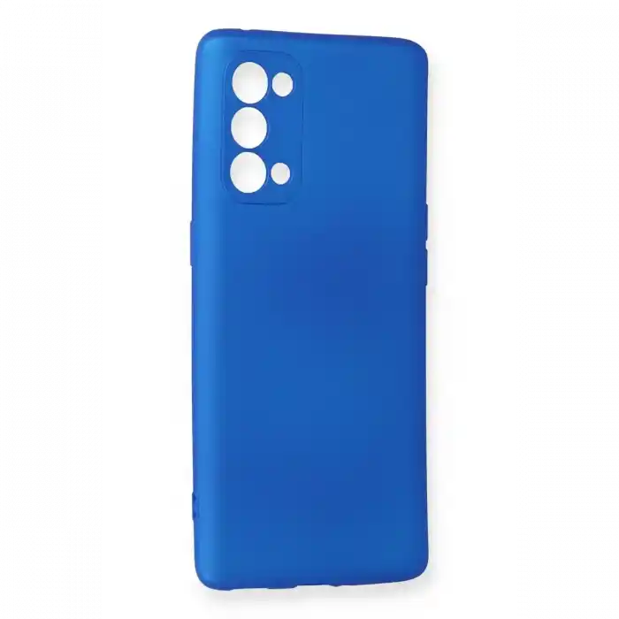 TCX Oppo Reno 5 Pro Kılıf First Silikon - Mavi