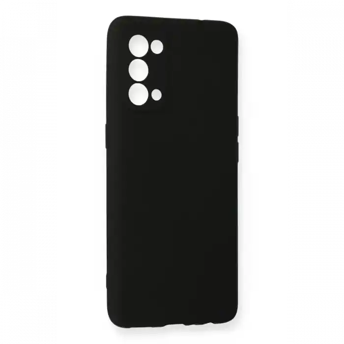 TCX Oppo Reno 5 Pro Kılıf First Silikon - Siyah