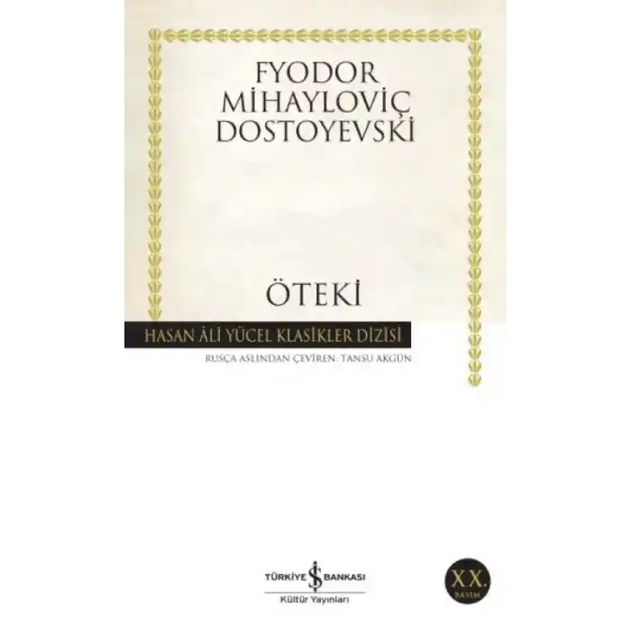 TCX Öteki - Hasan Ali Yücel Klasikleri