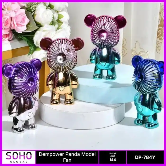 TCX Panda Model Mini Fan 3 Kademeli