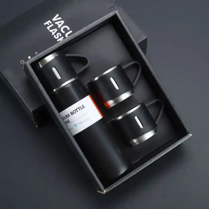 TCX PASLANMAZ ÇELİK BARDAKLI TERMOS SETİ 500 ML