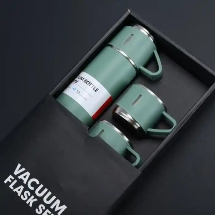 TCX Paslanmaz Çelik Bardaklı Termos Seti 500 ML