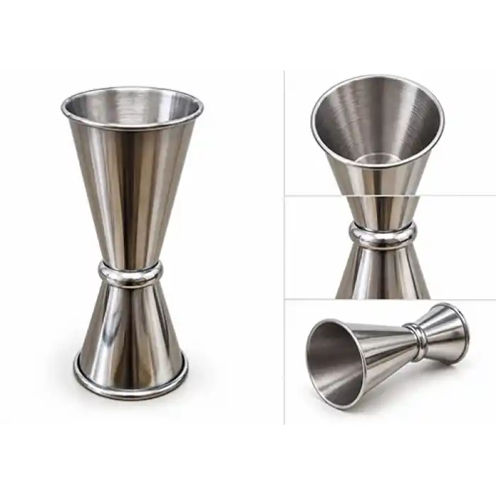 TCX Paslanmaz Çelik Çift Taraflı Kokteyl Ölçü Kabı Jigger TCX6426