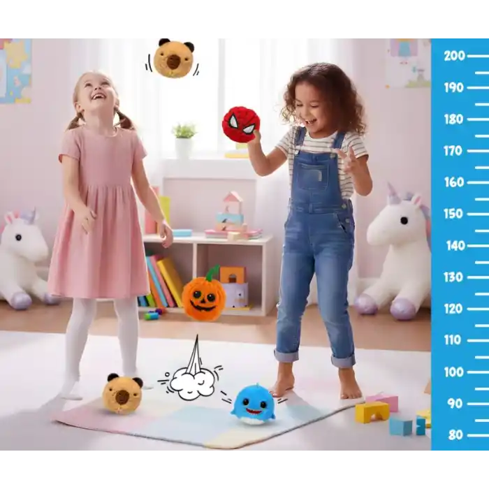 TCX Peluş Zıplayan Top 8 cm