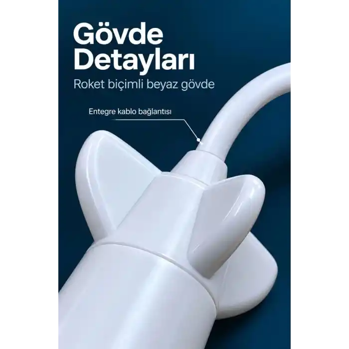 TCX Projeksiyon Lambası Usb Bağlantılı Çevirmeli Netlik Ayarlı