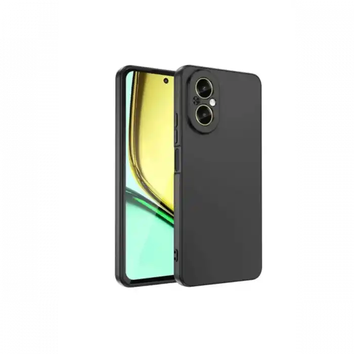 TCX Realme 12 Lite Kılıf First Silikon - Siyah