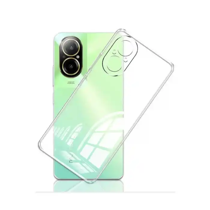 TCX Realme 12 Lite Kılıf Lüx Şeffaf Silikon