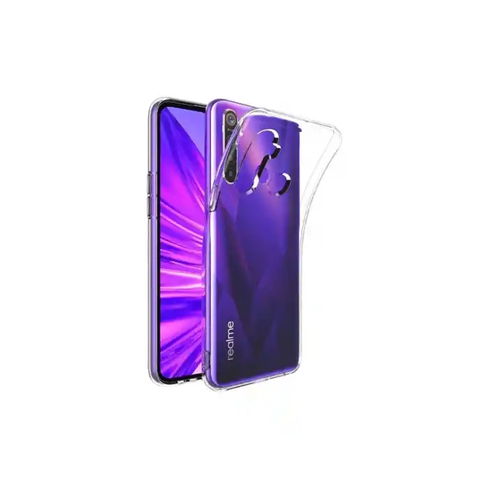 TCX Realme 5i Kılıf Lüx Şeffaf Silikon